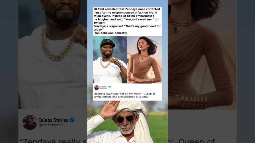 Zendaya Corrects 50 Cent's Pronunciation & Saves His Career 😂👑