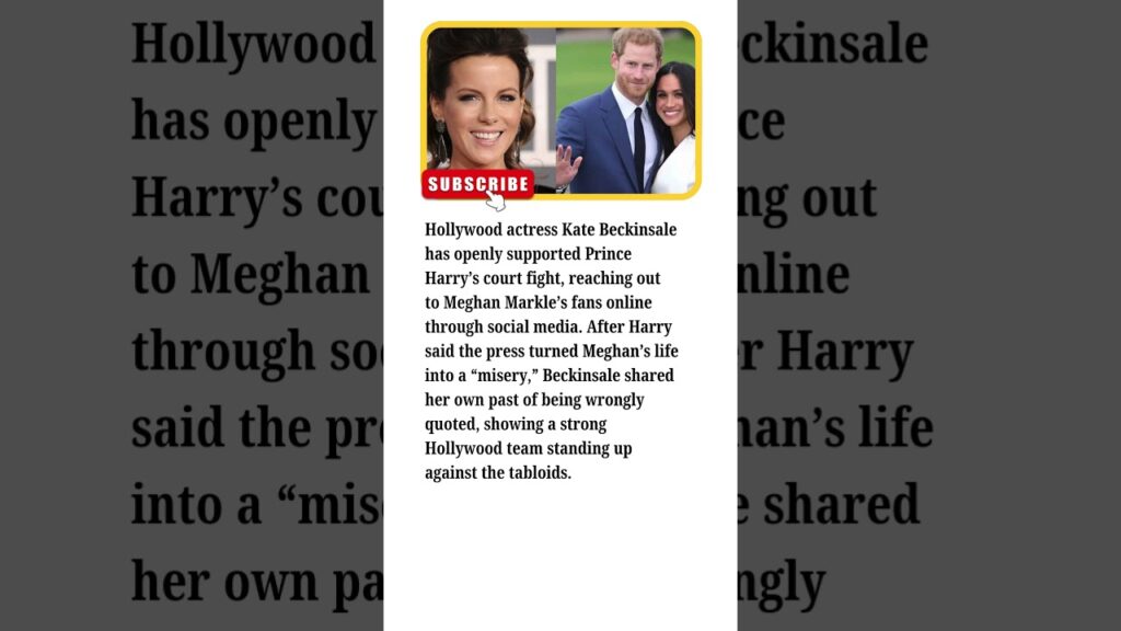BREAKING NEWS: Kate Beckinsale Breaks Silence After Prince Harry’s Emotional Court Testimony