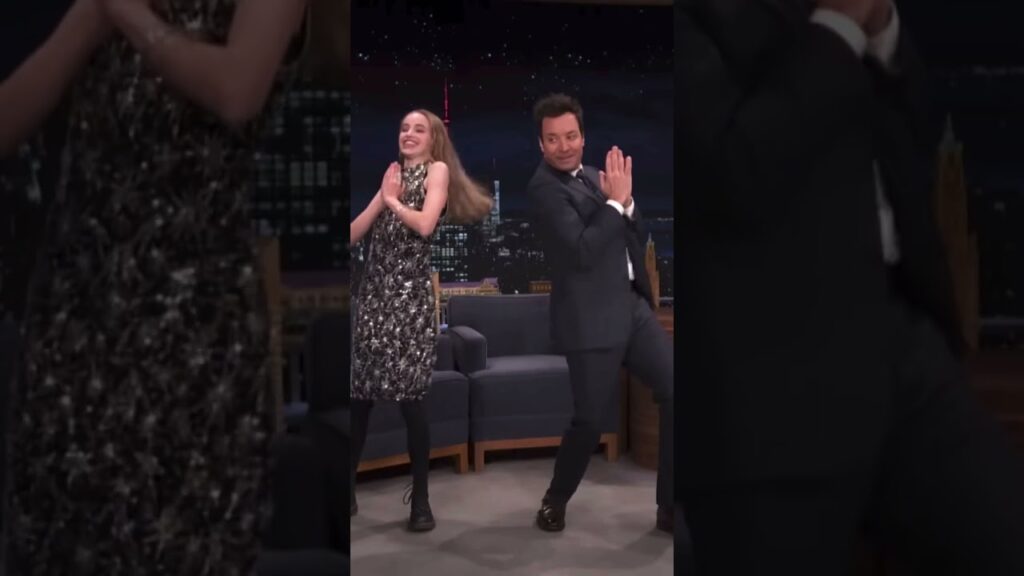 'Stranger Things' star Nell Fisher shows Jimmy Fallon dance she made with Millie Bobby Brown #shorts