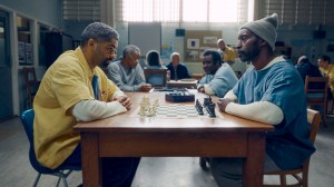 Kingsley Ben-Adir and Rob Morgan appear in Frank & Louis by Petra Biondina Volpe, an official selection of the 2026 Sundance Film Festival. Courtesy of Sundance Institute | photo by Rob Baker Ashton