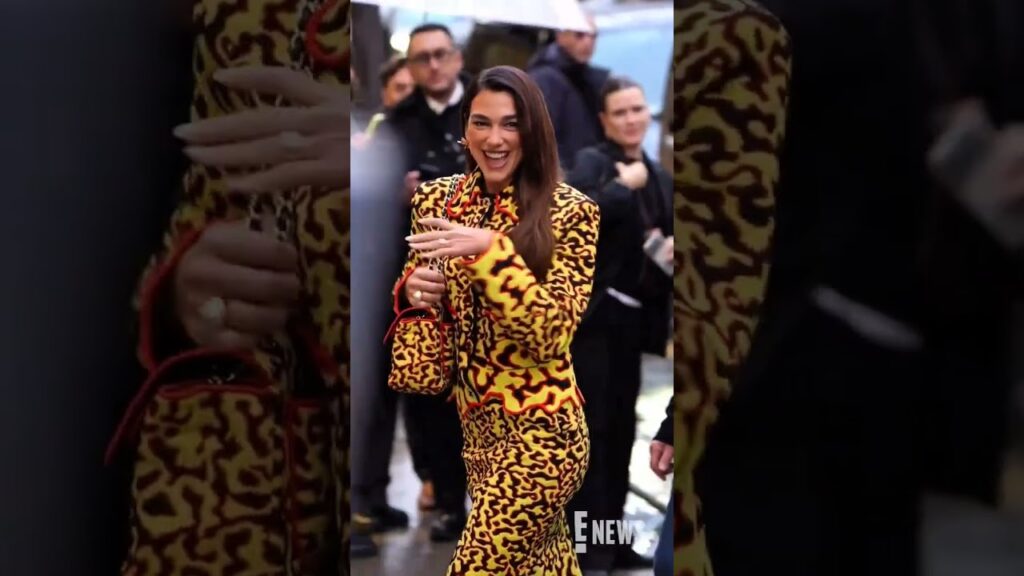 Dua Lipa was recently spotted in this vibrant  #dualipa #actress