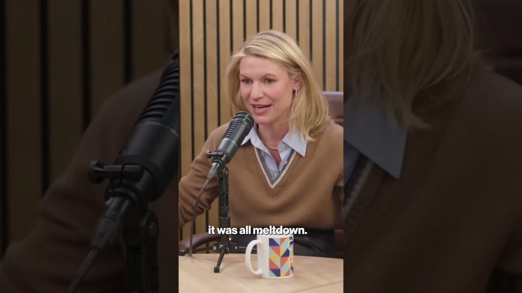 Claire Danes had a pure 'meltdown' after surprise pregnancy at 44 #shorts