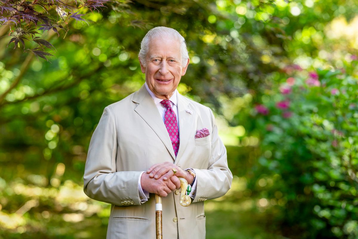 The King in the Arboretum at Highgrove House in his new Amazon documentary 