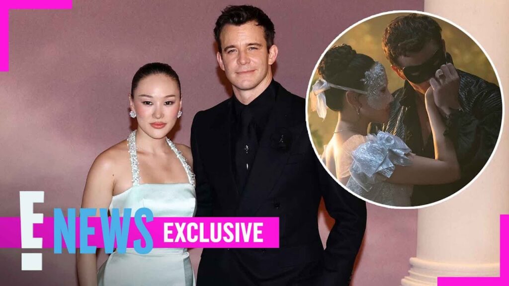 Bridgerton's Luke Thompson & Yerin Ha Detail Staircase Scene Secrets | E! News