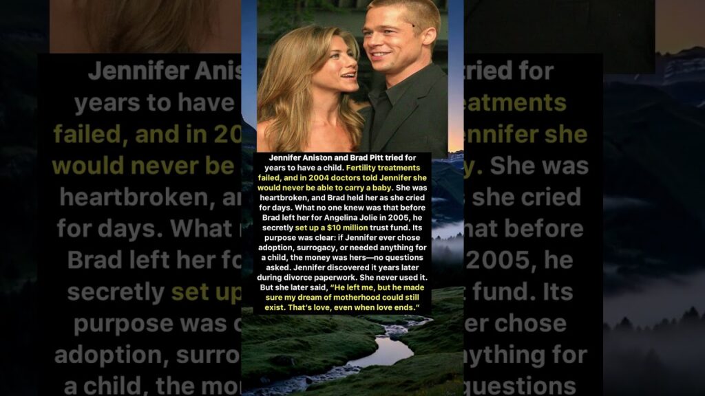 The Secret Brad Pitt Left for Jennifer Aniston
