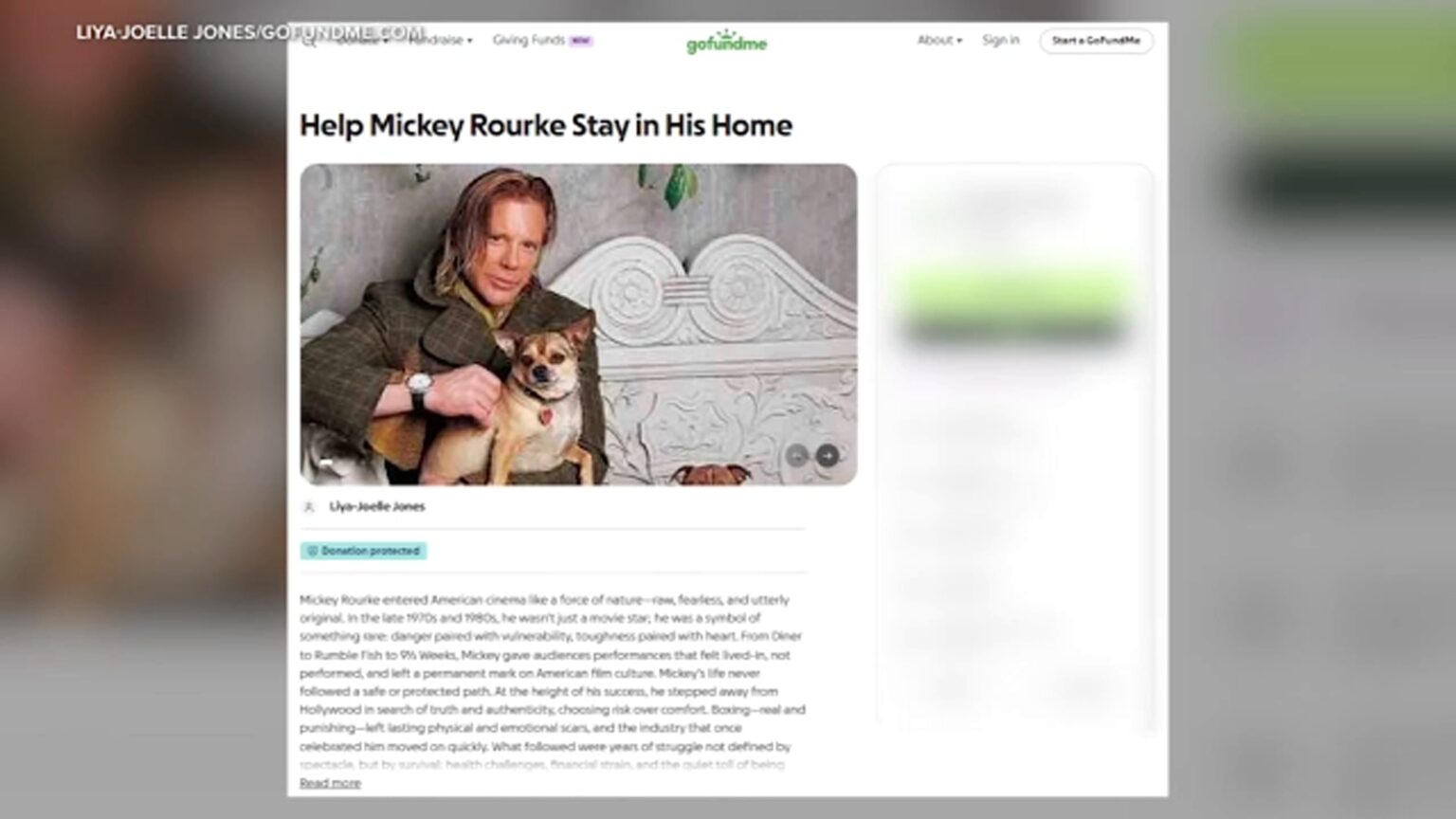 Actor Mickey Rourke turns to fans to help pay back rent, avoid eviction Actor Mickey Rourke turns to fans to help pay back rent, avoid eviction