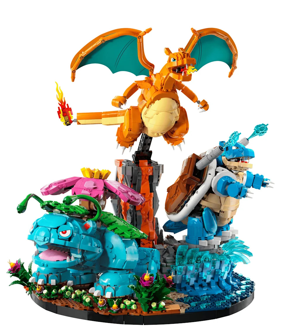 Venusaur, Charizard and Blastoise.