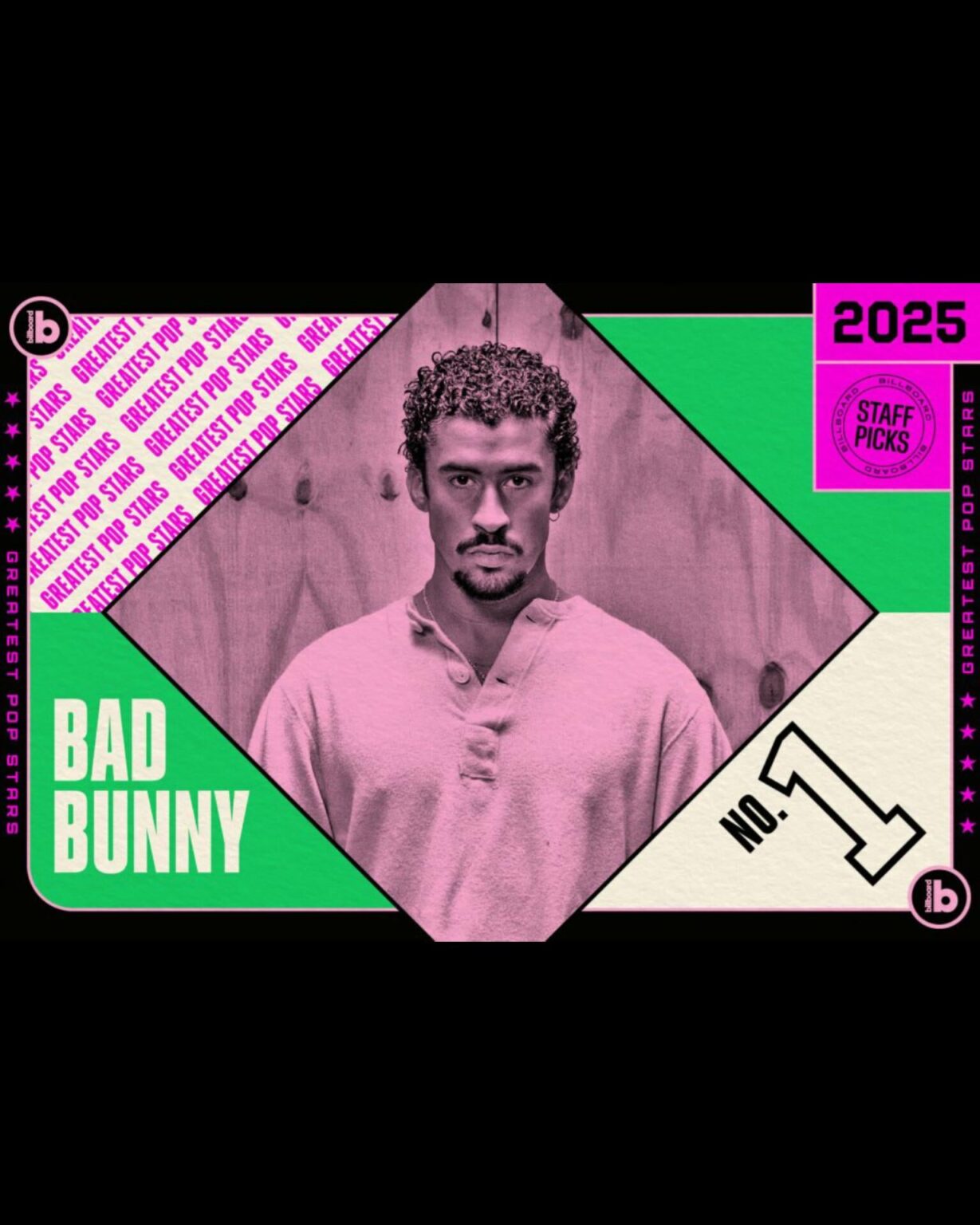 Billboard names BAD BUNNY the greatest pop star of 2025
