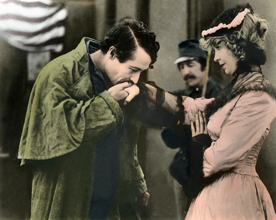 Henry B. Walthall and Lillian Gish