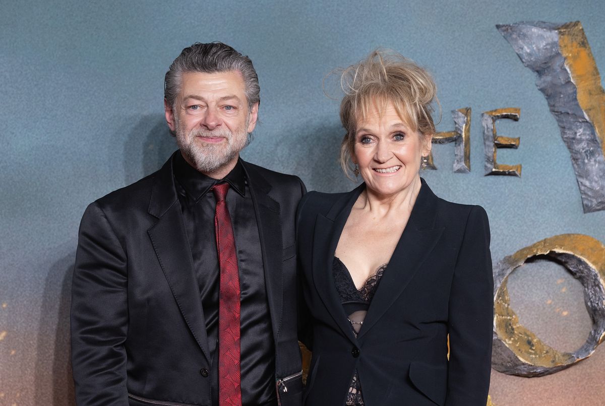 Andy Serkis and Lorraine Ashbourne