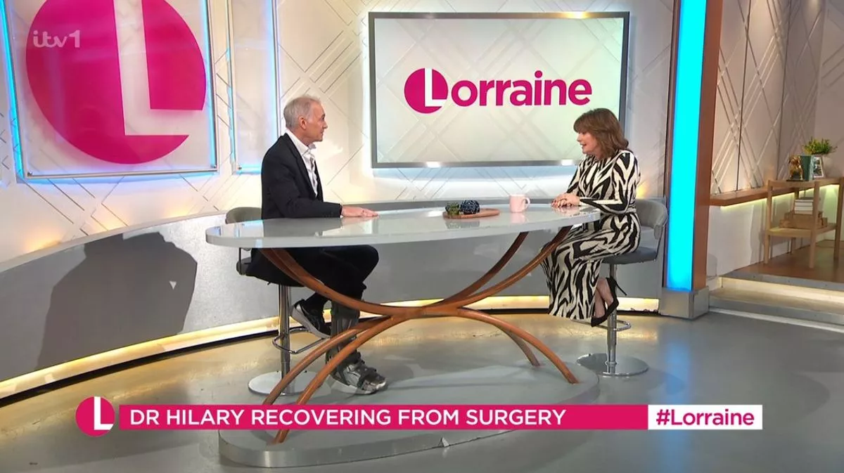 Dr Hilary insists he's doing well now