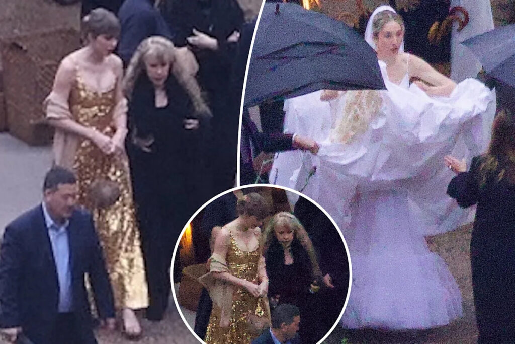 Bride-to-be Taylor Swift looks like a golden goddess as she rings in 2026 at Este Haim’s wedding — See all the photos Yahoo entertainment home
