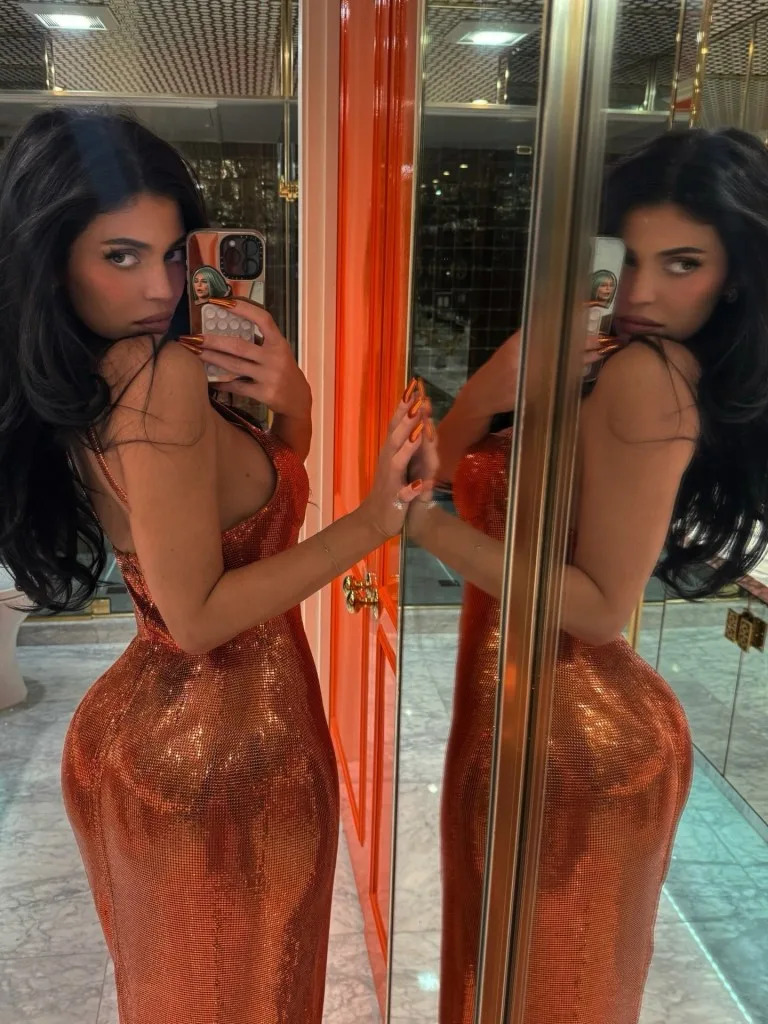 Jenner took to Instagram and shared pictures of her “Marty Supreme”-themed look Kylie Jenner/Instagram