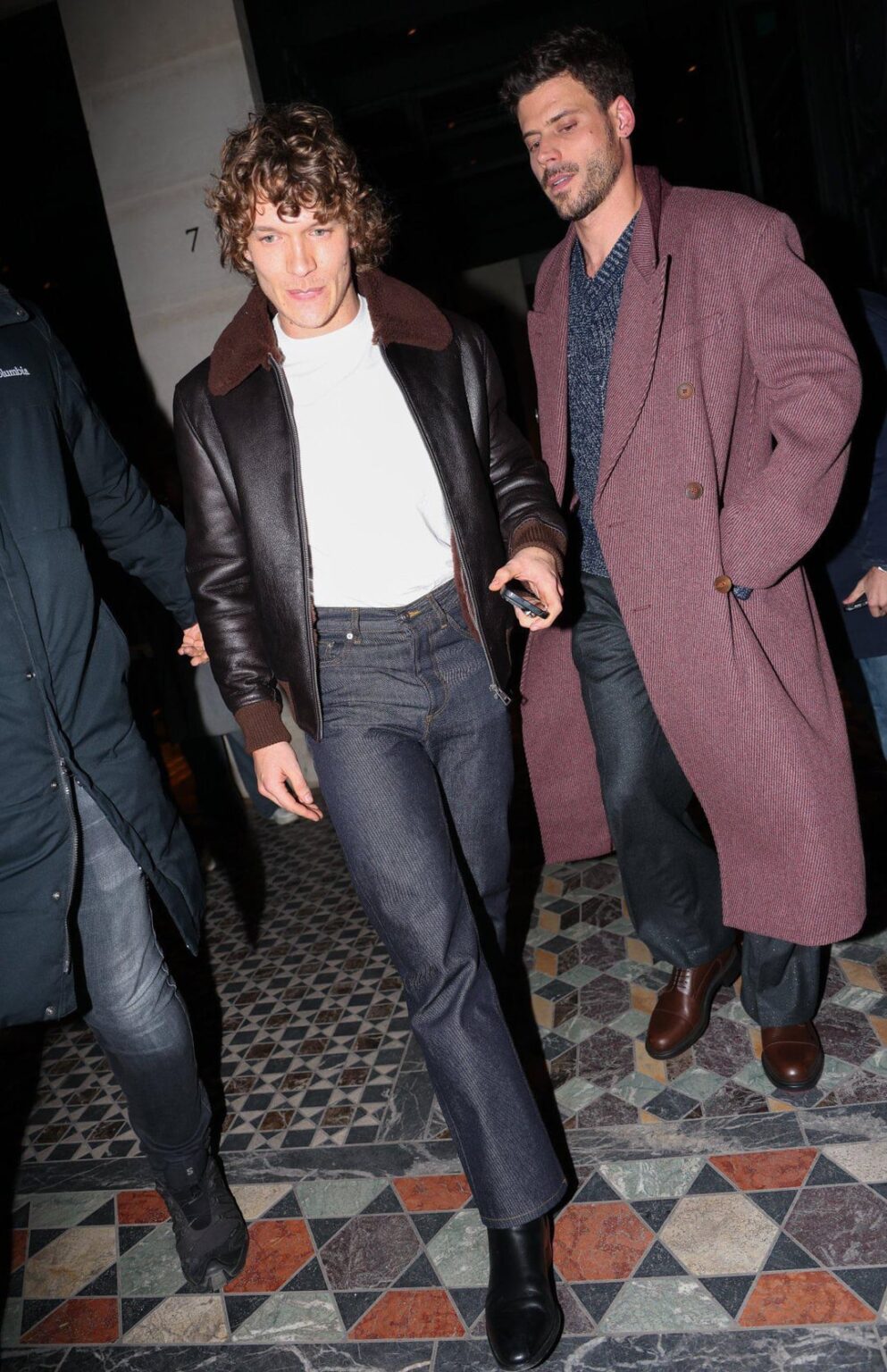 Connor Storrie & François Arnaud in Paris tonight