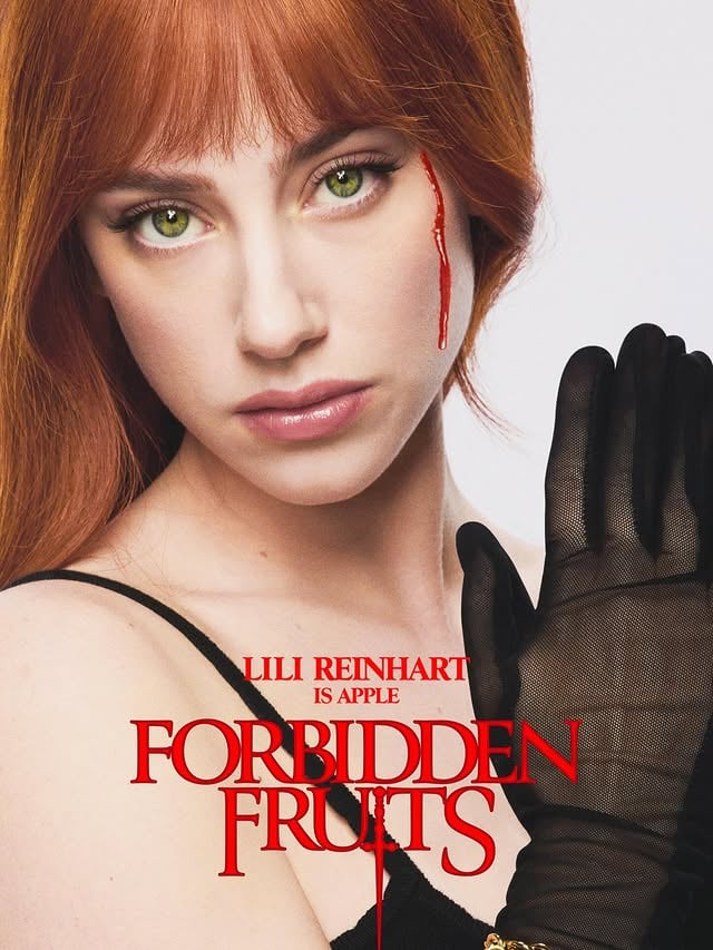 Posters for the upcoming female-led horror-comedy "Forbidden Fruits"