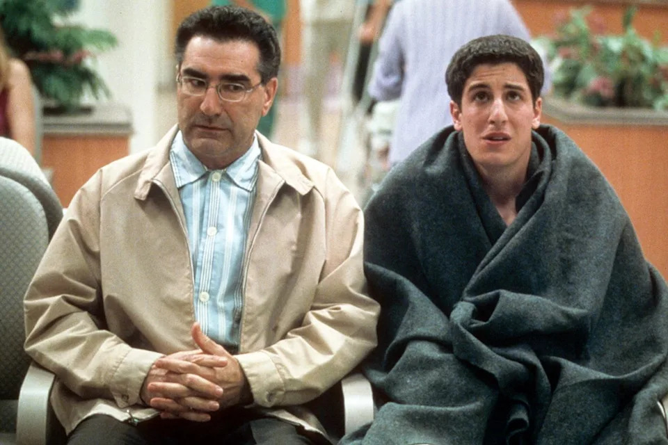 Universal/Getty Eugene Levy and Jason Biggs.