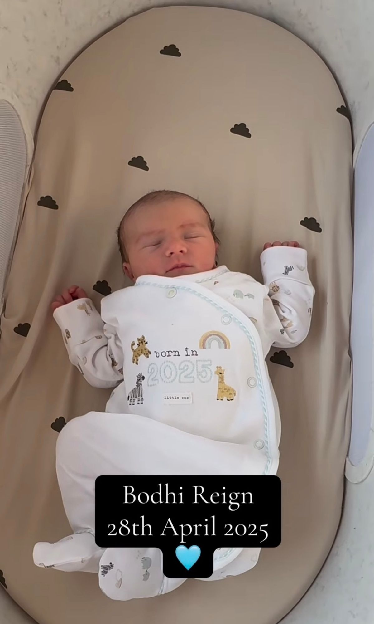 Little Bodhi was born last April