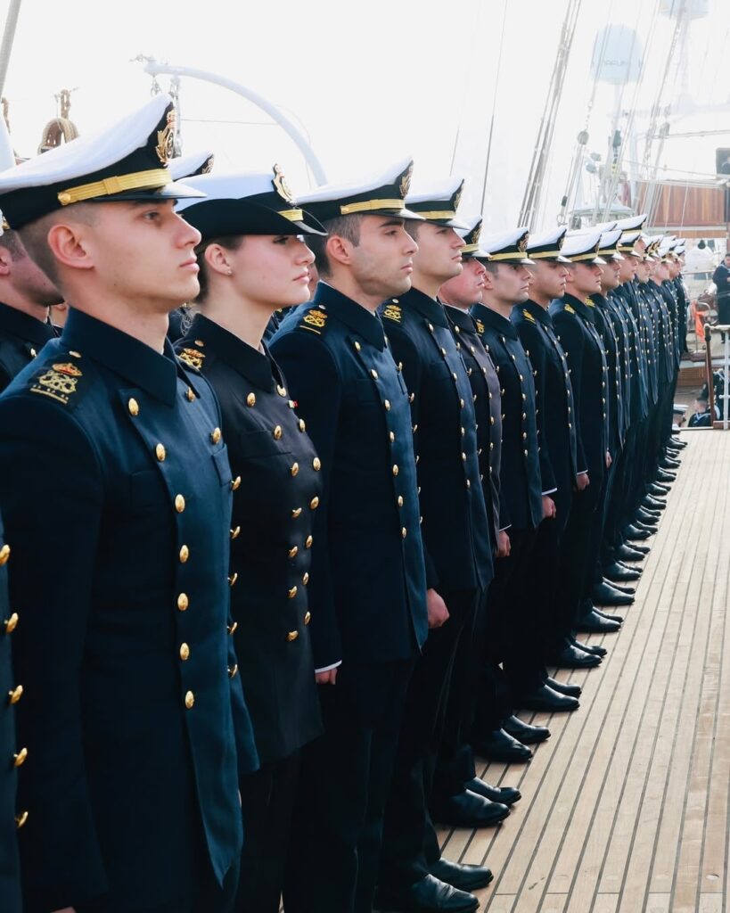 Memories: On January 11, 2025, the Princess of Asturias set sail aboard the training ship "Juan Sebastián de Elcano".
