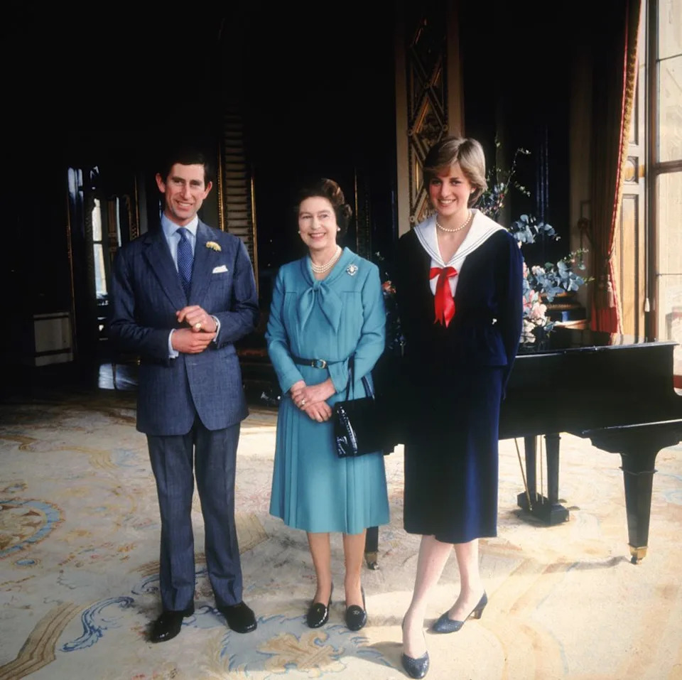 Getty Images Prince Charles, Queen Elizabeth, and Princess Diana on July 1, 1981.