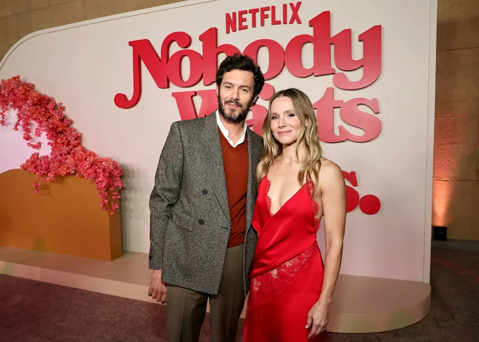 Getty Adam Brody and Kristen Bell at the season two premiere of 
