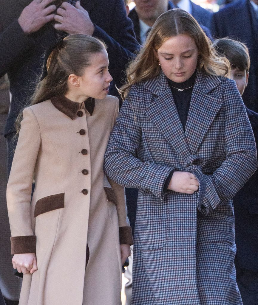 Princess Charlotte and Mia Tindall are growing up together