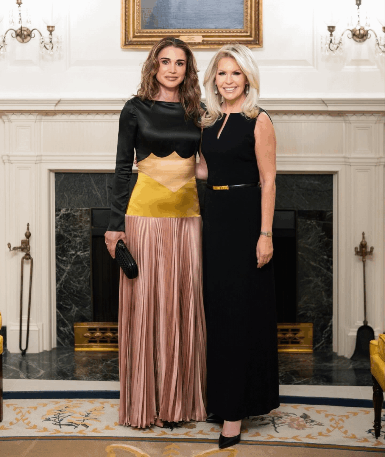 Queen Rania shares photo after attending the private screening of the new Melania documentary at the White House Queen Rania shares photo after attending the private screening of the new Melania documentary at the White House