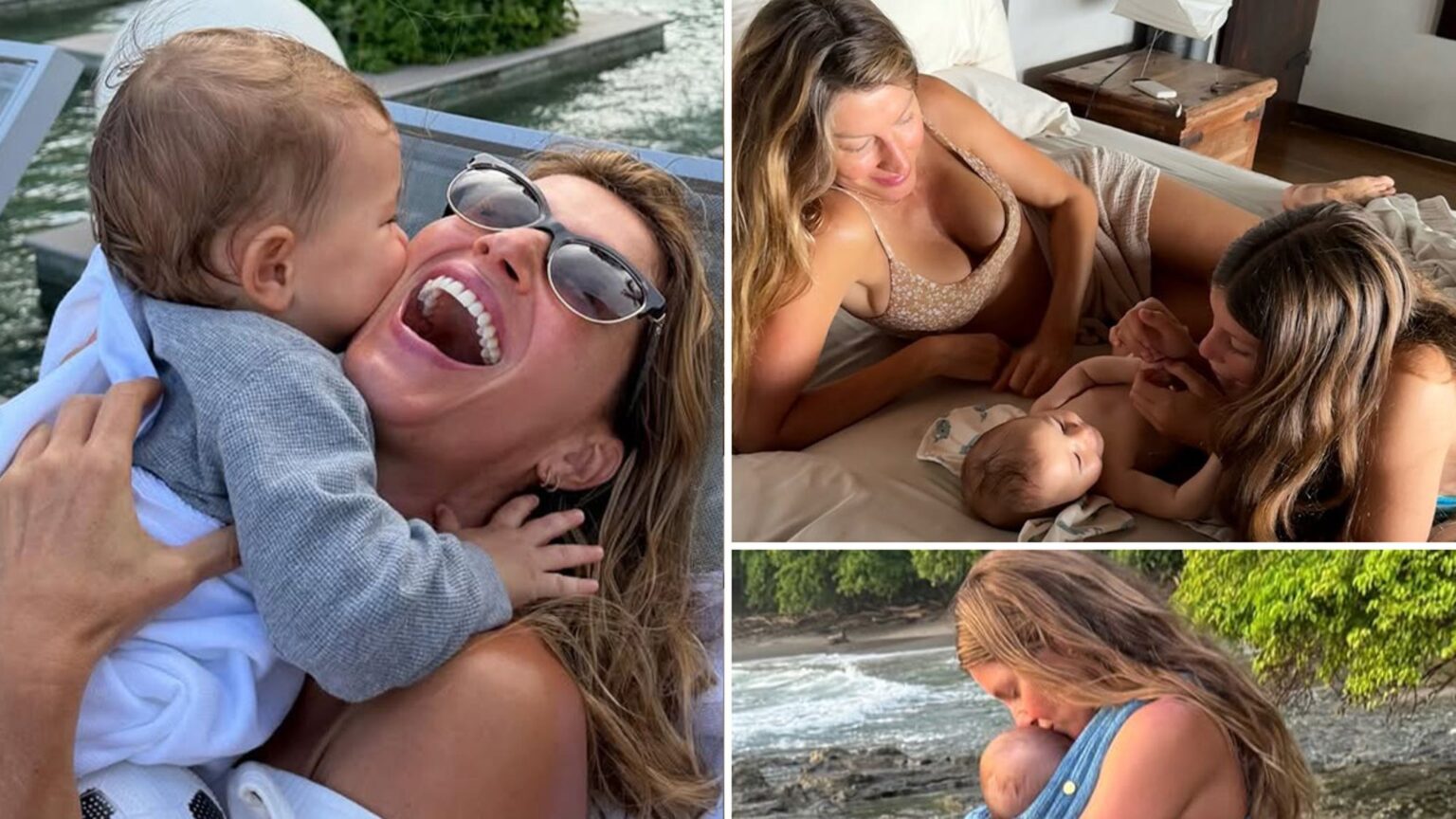 Gisele Bundchen Marks Baby Son's First Birthday With Stack of Cute Pics