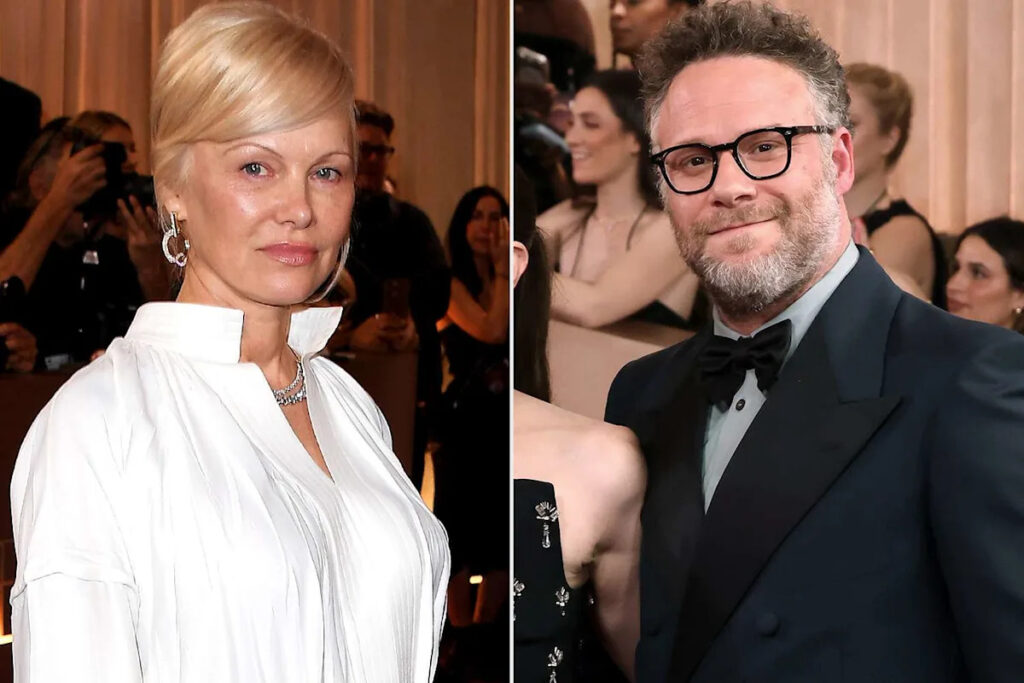 Pamela Anderson Felt ‘Yucky’ Being Near Seth Rogen at Golden Globes After He Made Series About 'the Worst Time in My Life'