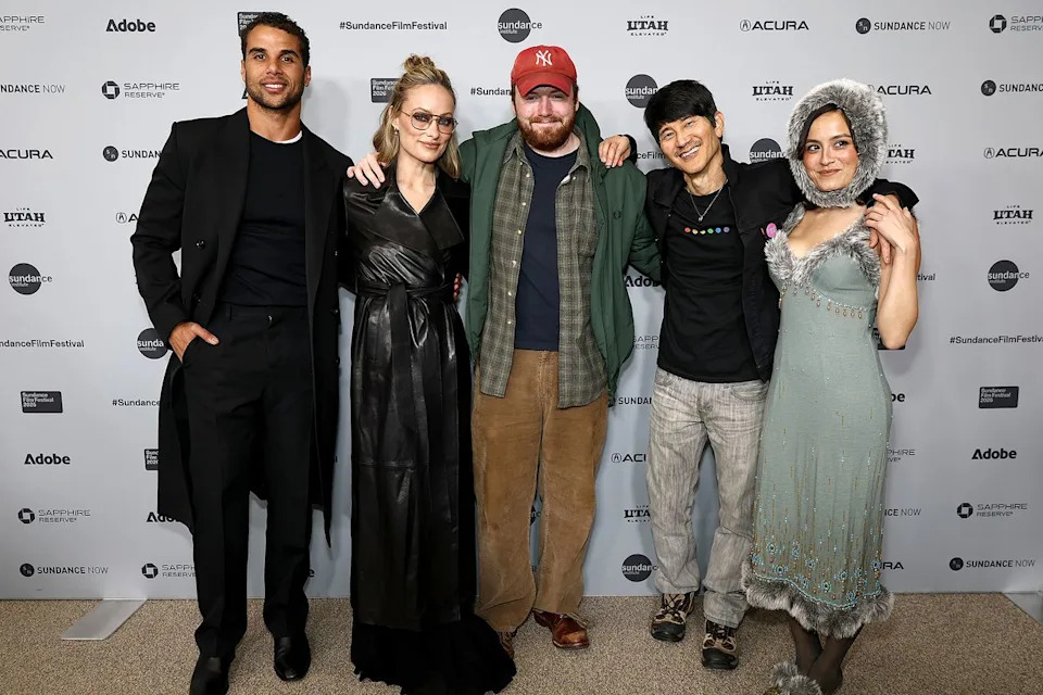 Arturo Holmes/Getty  Mason Gooding, Olivia Wilde, Cooper Hoffman, Gregg Araki and Chase Sui Wonders