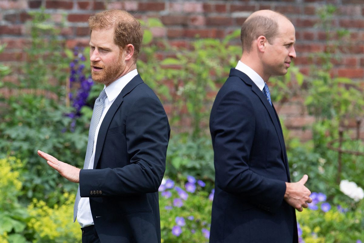 Harry is locked in a bitter feud with brother William 