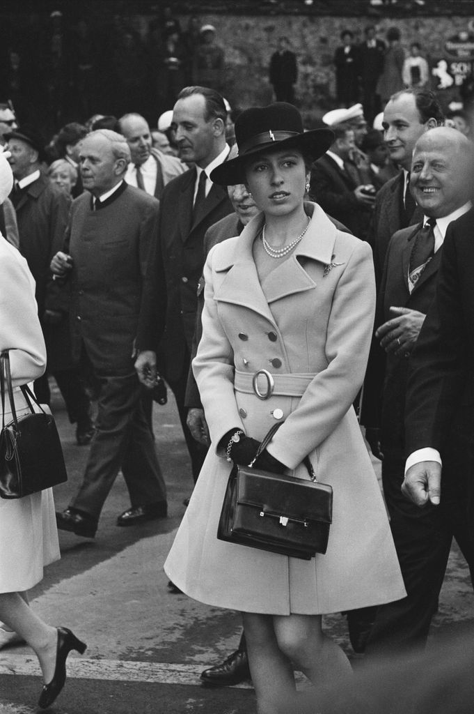 The Princess Royal's first official engagement was in 1969 (the year she is pictured here) aged just 18