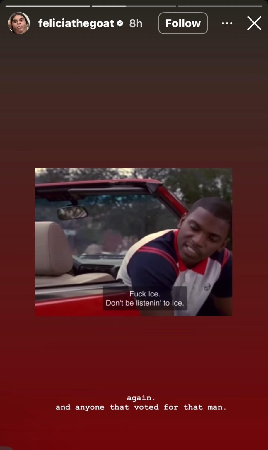 Tyler, The Creator speaks out against ICE and Donald Trump in new ig story. No