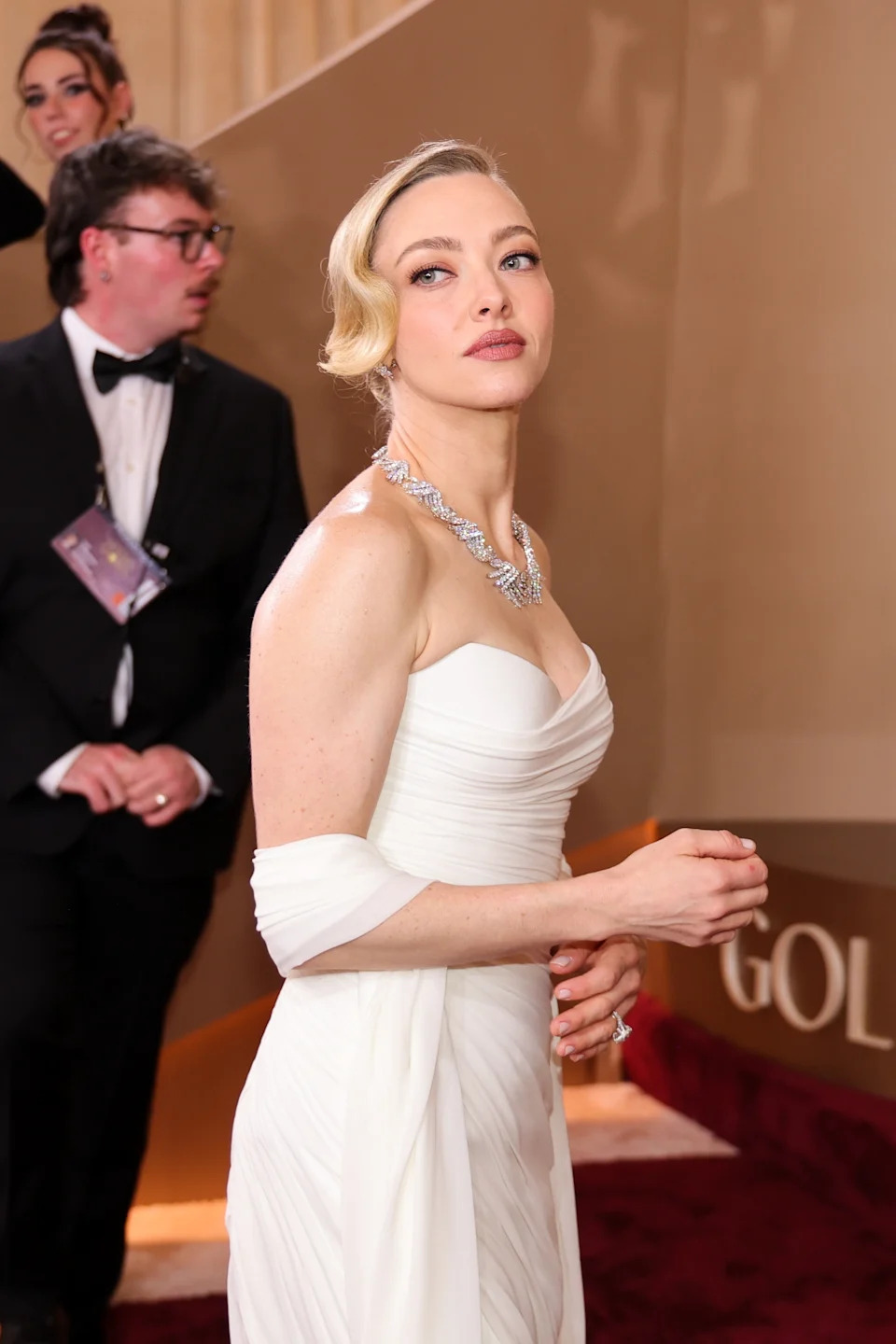 Amanda on a red carpet