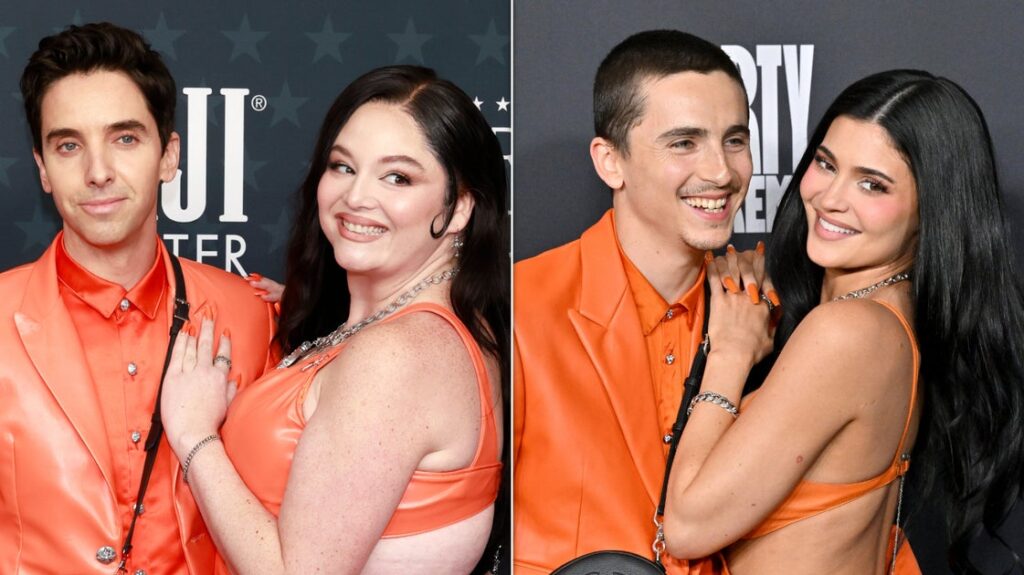 Meg Stalter And Paul Downs Dupe Kylie Jenner, Timothée Chalamet Matched Looks