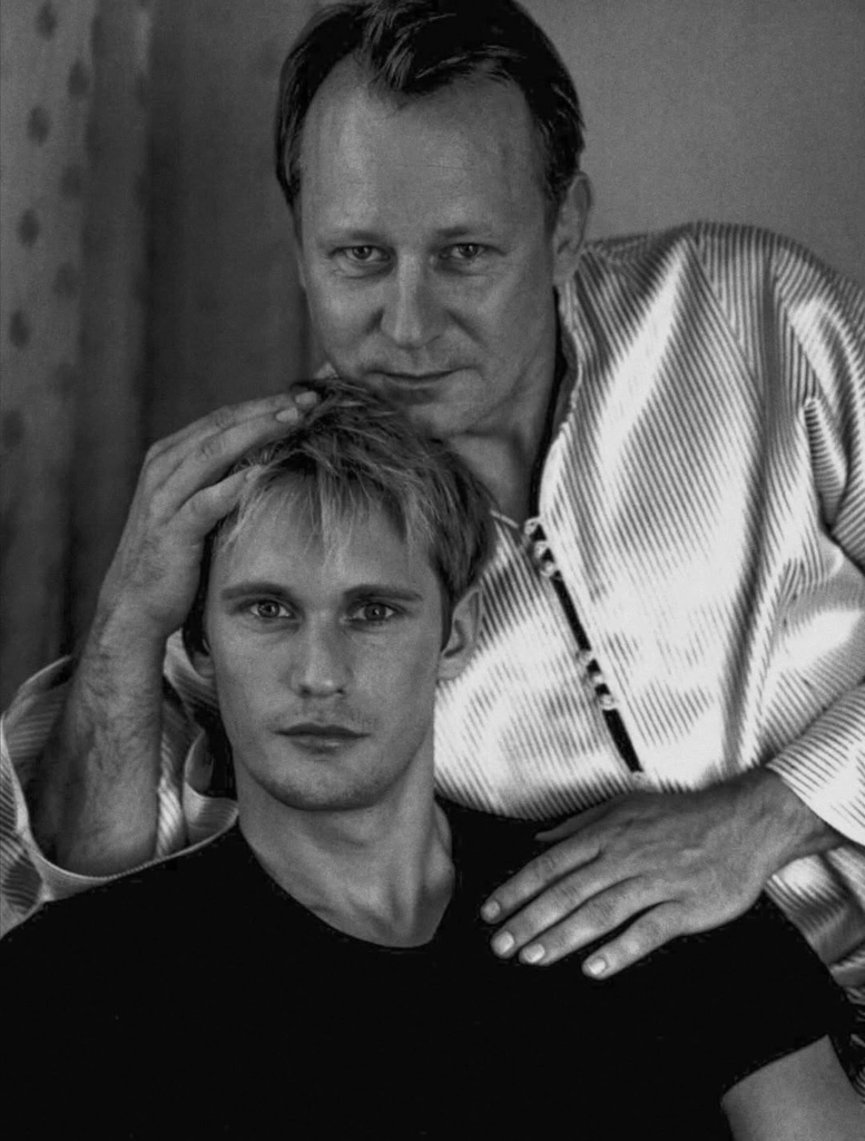 Alexander and Stellan Skarsgård in 2005 vs 2025