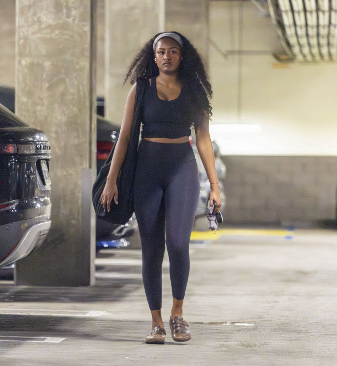Sasha Obama impresses with toned figure and effortless style after LA gym workout.