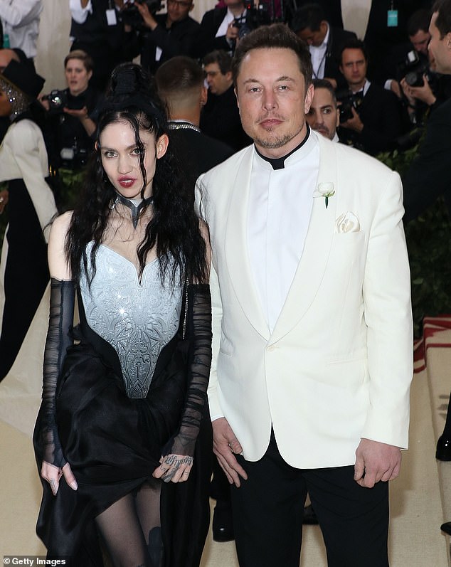 Grimes and billionaire Elon Musk famously tweaked their son's name to follow California guidelines (pictured in 2018)