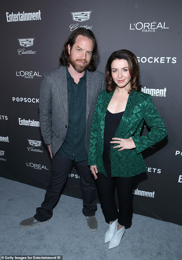 Caterina Scorsone revealed that she'd changed her daughter's name (seen in 2019)