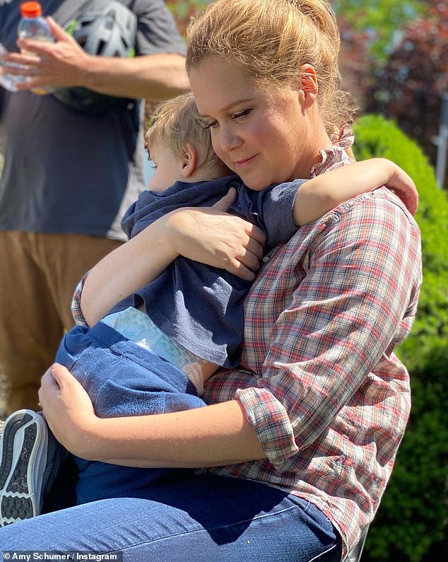 In 2020, Amy Schumer revealed she'd changed her son's name after realising it sounded like 'genital' (pictured in 2021)