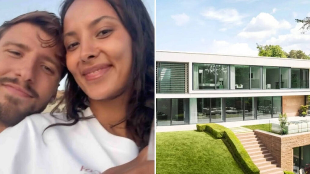 Maya Jama and Ruben Dias's plush Cheshire mansion raided by 'away day' gang during European clash