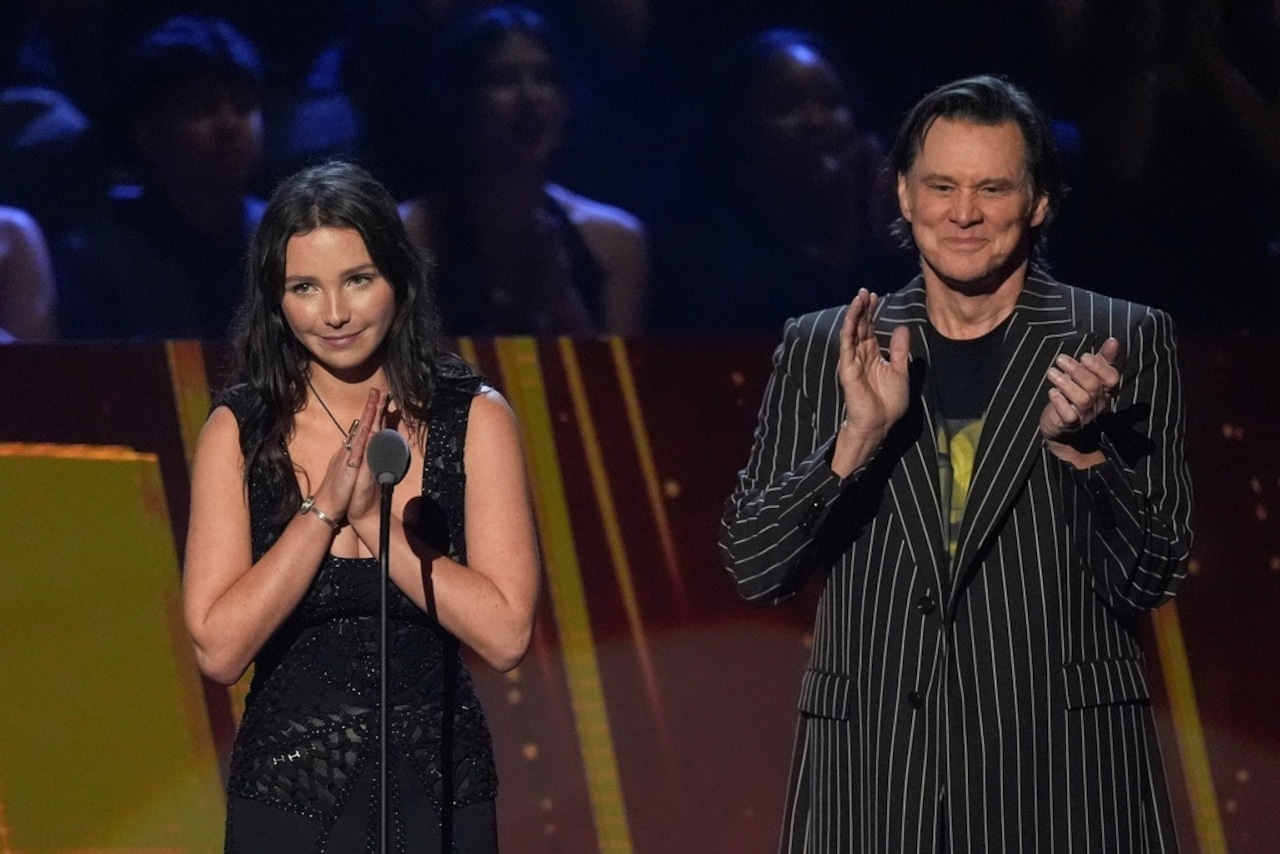 Lillian Cornell and Jim Carrey