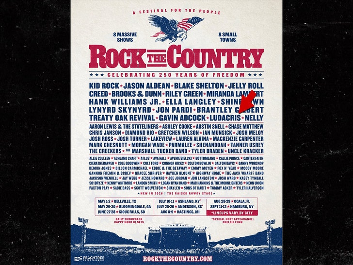 ludacris drops out of festival x 1