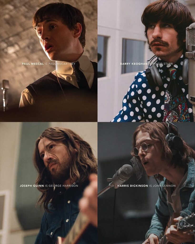 First official image of the upcoming four Beatles films