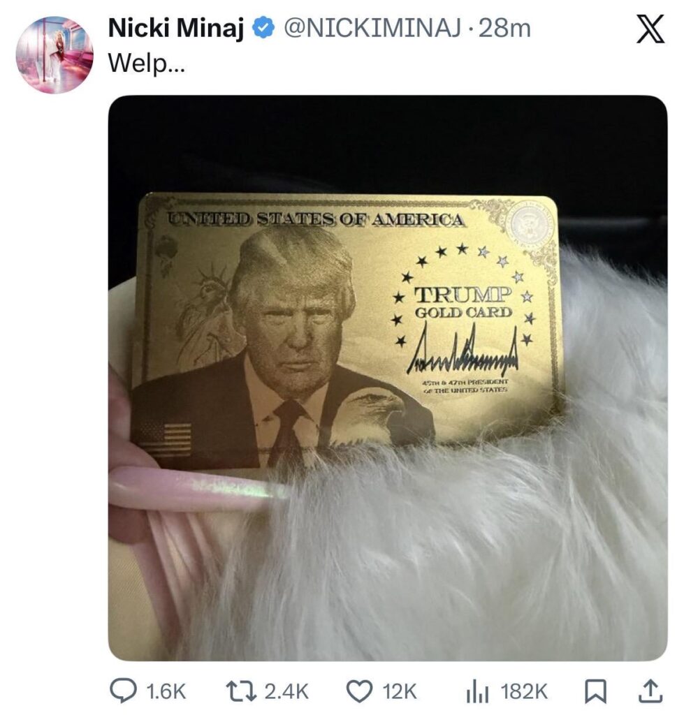Nicki Minaj posted THIS on Twitter January 28th, 2026
