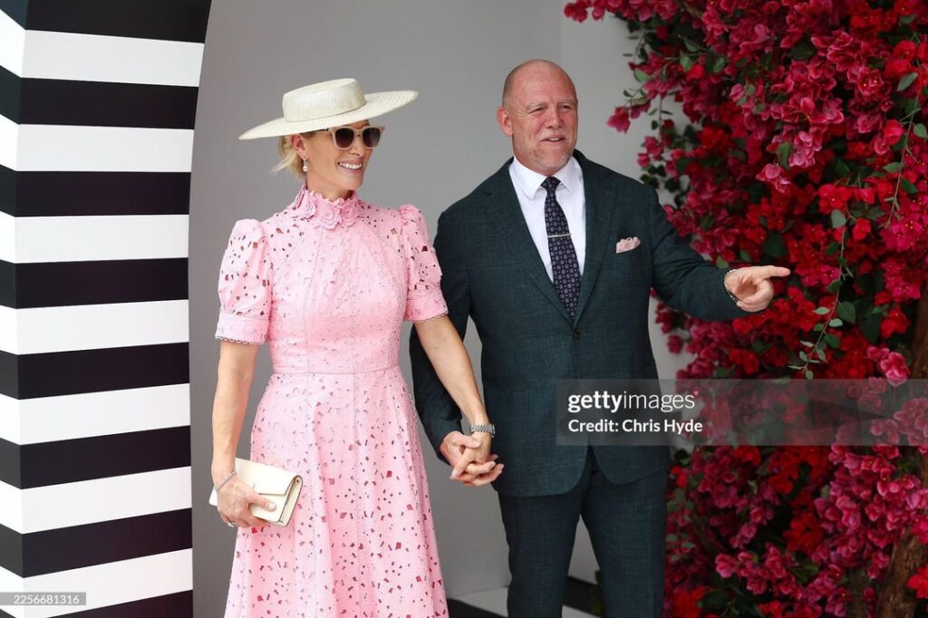 Zara and Mike Tindall at the Magic Millions Polo Tournament in Australia