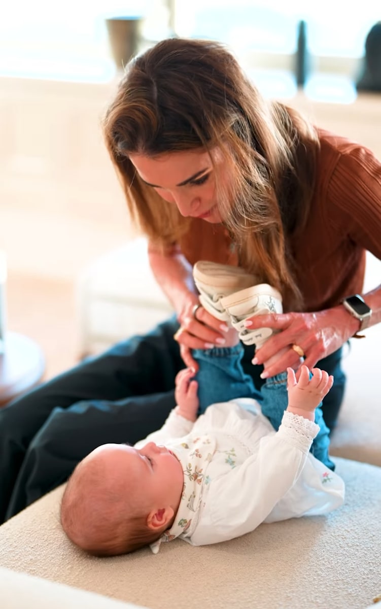 Queen Rania and granddaughter Princess Iman