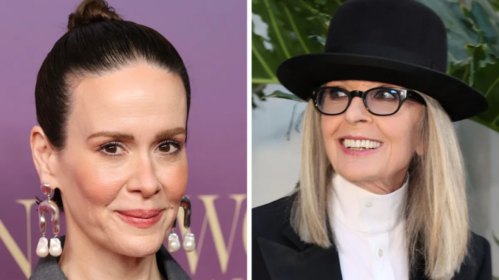 Sarah Paulson gets Diane Keaton tattoo in honor of actress's birthday