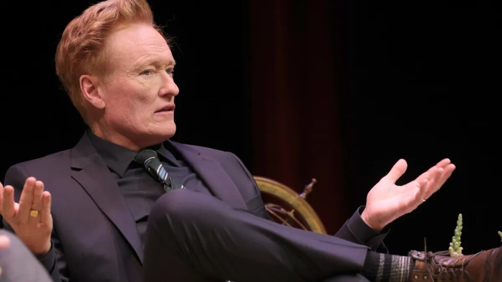 Conan O'Brien warns comedians against saying 'F Trump all the time'