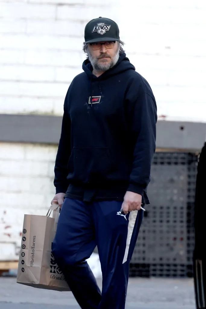 He also wore a Los Angeles Kings hat as he carried groceries. BACKGRID