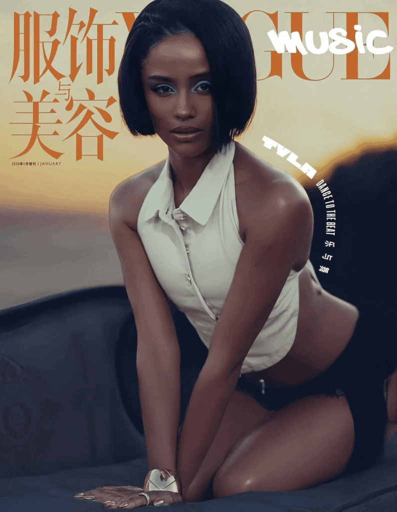 Tyla for Vogue China photographed by Kat Irlin